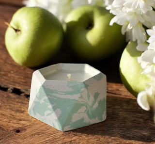 Svíčka - zelené jablko 002